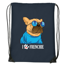ZSONA DEKOR Frenchie - Sport táska navy kék