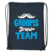 ZSONA DEKOR Grooms brew team - Sport táska navy kék kézitáska és bőrönd