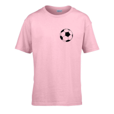 ZSONA DEKOR Gyerek póló Ovis jelel Foci mintával Rózsaszín 110 méret gyerek póló