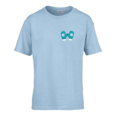 ZSONA DEKOR Gyerek póló Ovis jelel Kesztyű mintával Világos kék 110 méret