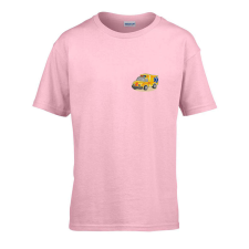 ZSONA DEKOR Gyerek póló Ovis jelel Mentő autó mintával Rózsaszín 110 méret gyerek póló