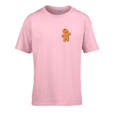 ZSONA DEKOR Gyerek póló Ovis jelel Mézeskalács mintával Rózsaszín 146 méret