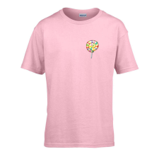 ZSONA DEKOR Gyerek póló Ovis jelel Nyalóka mintával Rózsaszín 110 méret gyerek póló