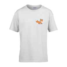 ZSONA DEKOR Gyerek póló Ovis jelel Róka mintával Fehér 134 méret