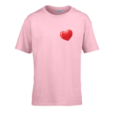 ZSONA DEKOR Gyerek póló Ovis jelel Szív mintával Rózsaszín 110 méret