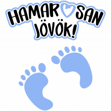 ZSONA DEKOR Hamarosan jövök! Fiú - Sport táska fehér