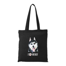 ZSONA DEKOR Husky - Bevásárló táska fekete v2