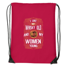 ZSONA DEKOR I like my whisky - Sport táska piros kézitáska és bőrönd