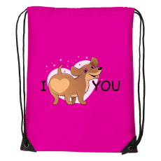 ZSONA DEKOR I love you - Sport táska magenta v1603
