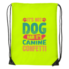 ZSONA DEKOR It is not dog hair it is canine confetti - Sport táska sárga