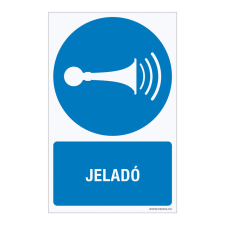 ZSONA DEKOR Jeladó Alumínium tábla 160x250 mm információs címke