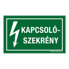 ZSONA DEKOR Kapcsolószekrény Öntapadós matrica csomag 100x60 mm 5db/csomag információs címke