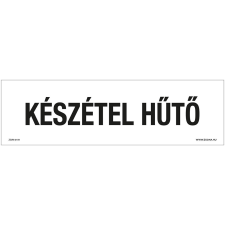 ZSONA DEKOR Készétel hűtő Műanyag tábla 250x80 mm információs címke