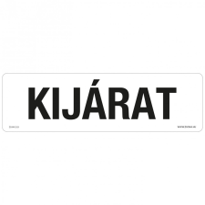 ZSONA DEKOR Kijárat Műanyag tábla 250x80 mm v1 információs címke