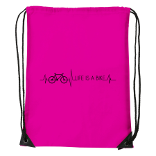 ZSONA DEKOR Life is a bike - Sport táska magenta kézitáska és bőrönd