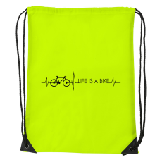 ZSONA DEKOR Life is a bike - Sport táska sárga