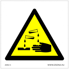 ZSONA DEKOR Maró anyag Öntapadós matrica 200x200 mm információs címke