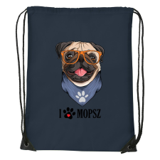 ZSONA DEKOR Mopsz - Sport táska navy kék v2 kézitáska és bőrönd