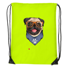 ZSONA DEKOR Mopsz - Sport táska sárga v2