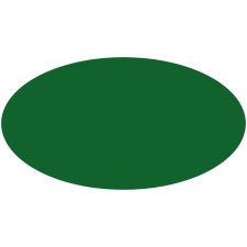 ZSONA DEKOR Öntapadós ovális matrica Zöld ajándéktárgy