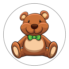 ZSONA DEKOR Öntapadós Ovis jel csomag Maci mintával ajándéktárgy