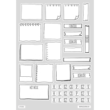 ZSONA DEKOR Öntapadós tervezhető matrica csomag V2 matrica