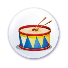 ZSONA DEKOR Ovis jel szekrényre Dob mintával ajándéktárgy