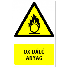 ZSONA DEKOR Oxidáló anyag Öntapadós matrica 320x500 mm információs címke
