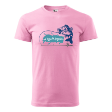 ZSONA DEKOR Póló A legjobb horgász! mintával - Rózsaszín S méretben egyedi ajándék