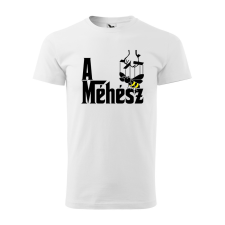 ZSONA DEKOR Póló A méhész mintával - Fehér XL méretben egyedi ajándék