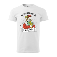 ZSONA DEKOR Póló Alkoholért felelős főispán mintával - Fehér XL méretben egyedi ajándék