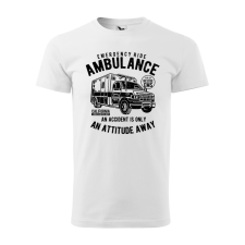 ZSONA DEKOR Póló Ambulance mintával - Fehér XXXL méretben egyedi ajándék