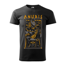 ZSONA DEKOR Póló Anubis mintával - Fekete L méretben v2 egyedi ajándék