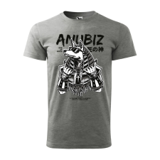 ZSONA DEKOR Póló Anubis mintával - Szürke M méretben v1 egyedi ajándék
