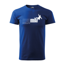 ZSONA DEKOR Póló Apu ma bebaszik mintával - Kék XL méretben egyedi ajándék