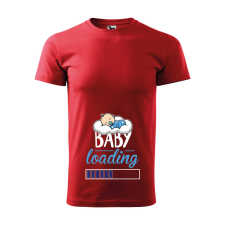 ZSONA DEKOR Póló Baby loading fiú mintával - Piros XXXL méretben egyedi ajándék