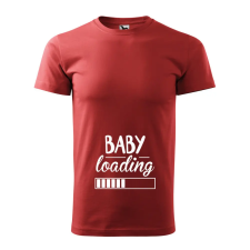 ZSONA DEKOR Póló Baby loading mintával - Terrakotta S méretben v1 egyedi ajándék