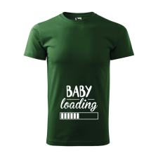 ZSONA DEKOR Póló Baby loading mintával - Zöld S méretben v1 egyedi ajándék