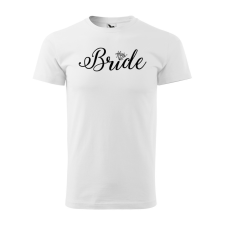 ZSONA DEKOR Póló Bride mintával - Fehér XXXL méretben egyedi ajándék