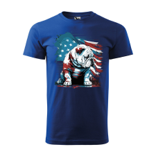 ZSONA DEKOR Póló Bulldog mintával - Kék S méretben ajándéktárgy