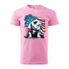 ZSONA DEKOR Póló Bulldog mintával - Rózsaszín M méretben ajándéktárgy