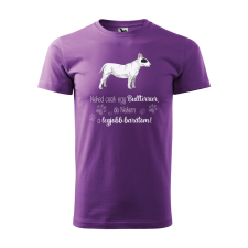 ZSONA DEKOR Póló Bullterrier mintával - Lila XXXL méretben egyedi ajándék