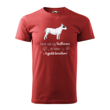 ZSONA DEKOR Póló Bullterrier mintával - Terrakotta XXL méretben v1 egyedi ajándék