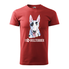 ZSONA DEKOR Póló Bullterrier mintával - Terrakotta XXL méretben v2 egyedi ajándék
