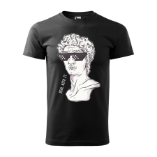 ZSONA DEKOR Póló Dávid mintával - Fekete XXXL méretben egyedi ajándék