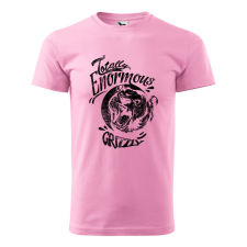 ZSONA DEKOR Póló Grizzly mintával - Rózsaszín S méretben egyedi ajándék