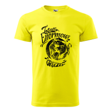 ZSONA DEKOR Póló Grizzly mintával - Sárga XXXL méretben egyedi ajándék