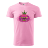 ZSONA DEKOR Póló Három szemű koponya mintával - Rózsaszín L méretben