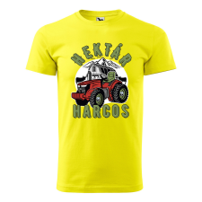 ZSONA DEKOR Póló Hektár harcos mintával - Sárga XL méretben egyedi ajándék