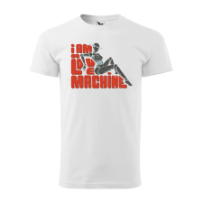 ZSONA DEKOR Póló I am a love machine mintával - Fehér XXXL méretben egyedi ajándék